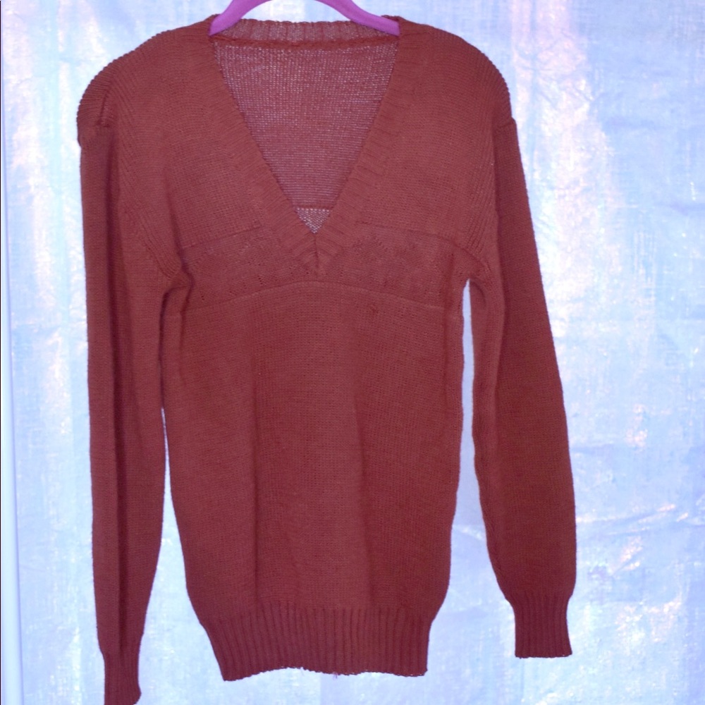 Orange Sweater